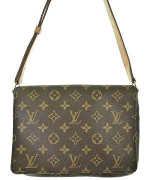 LOUIS VUITTON Shoulder Bag Brown All over pattern